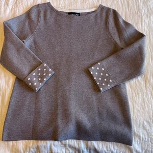 Cynthia Rowley three-quarter length sleeve sweater size small